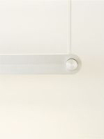 Bild von Normann Copenhagen Dim Linear Pendelleuchte L: 155,5 cm – Gebürstetes Aluminium