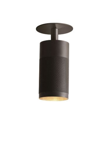 Thorup Copenhagen Patrone Recessed Ceiling Spot w. Coverplate Ø: 6 cm - Browned Brass/Brass 