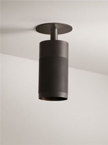 Thorup Copenhagen Patrone Deckeneinbaustrahler m. Abdeckplatten-Ø: 6 cm – Messing brüniert/Messing