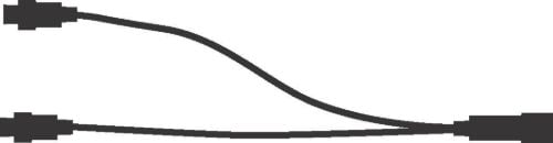 Sirius Tech-Line 2-split L: 34 cm - Sort