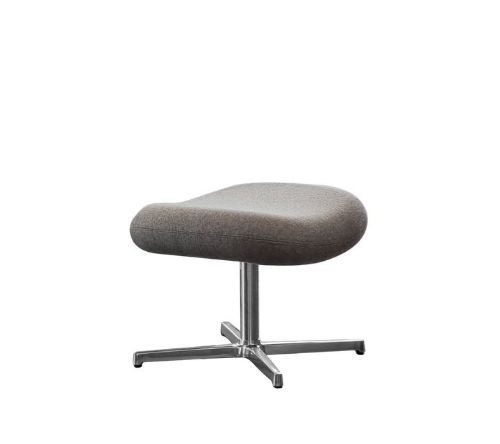 Cane-line Indoor Pace Fodskammel H: 45 cm - Light Brown Zen/Polished Aluminium