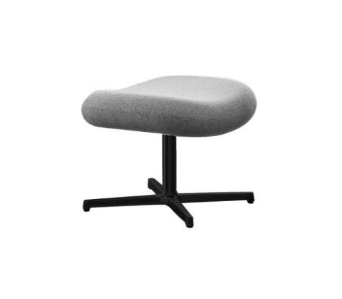 Cane-line Indoor Pace Fodskammel H: 45 cm - Light Grey/Black Aluminium