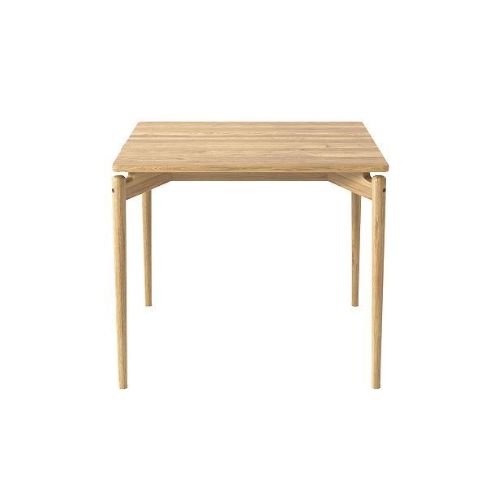 Bruunmunch PURE Dinner Spisebord 85x85 cm - Hvidolieret Eg