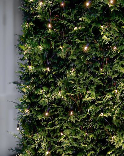 Sirius Tech-Line Net Startsæt 196 LED 3x3 m - Sort/Varm Hvid