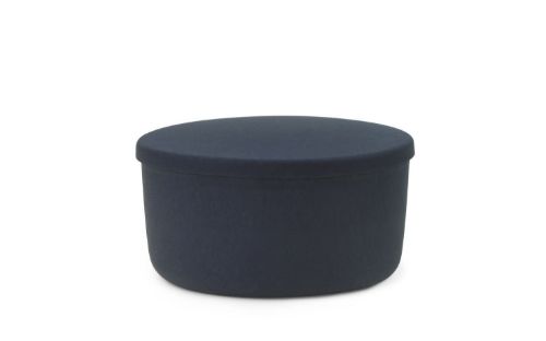 Normann Copenhagen Hide Puf Stor 39x72 cm - Blå