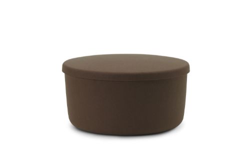 Normann Copenhagen Hide Puf Stor 39x72 cm - Brun