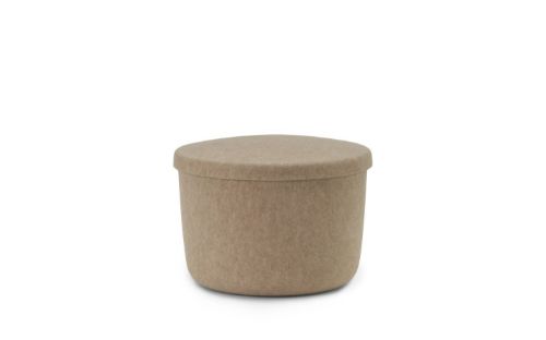 Normann Copenhagen Hide Puf Lille 39x52,5 cm - Sand