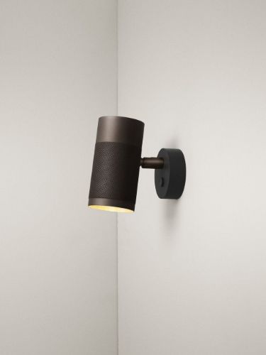 Thorup Copenhagen Patrone Wandleuchte H: 12 cm – Gebräuntes Messing