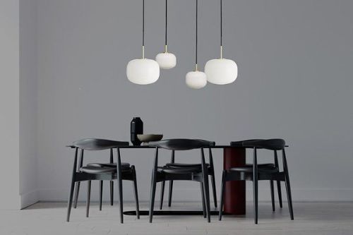 ANTIDARK Cuscino Pendelleuchte Klein Ø: 15 cm - Glas/Messing