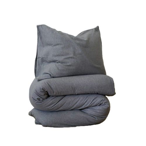 Auping Flannel Grey Sengetøj 140x220 cm - Grey