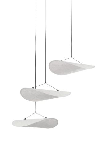 New Works Tense Kronleuchter Ø: 55 cm – Weißes Tyvek