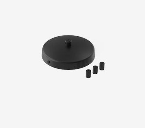 New Works Tense Multi Canopy for 3 pcs. Ø: 23 cm - Black