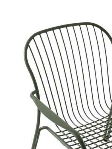 &Tradition Thorvald SC95 Space Copenhagen Outdoor-Sessel SH: 45,9 cm - Bronzegrün