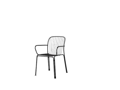 &Tradition Thorvald SC95 Space Copenhagen Outdoor Armchair  - Warm Black