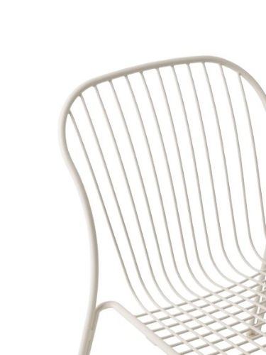&Tradition Thorvald SC100 Space Copenhagen Outdoor Lounge Chair SH: 39,8 cm – Elfenbein