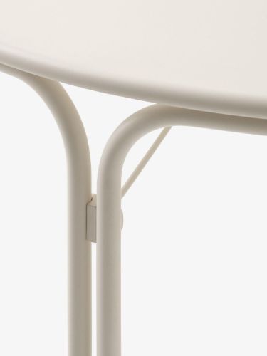 &Tradition Thorvald SC98 Space Copenhagen Outdoor-Esstisch Ø: 115 cm – Elfenbein