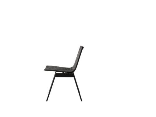 &Tradition Ville AV33 Andersen & Voll Outdoor Beistellstuhl SH: 46 cm – Warm Black