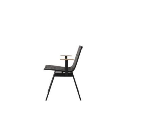 &Tradition Ville AV34 Andersen & Voll Outdoor-Sessel SH: 46 cm - Warm Black