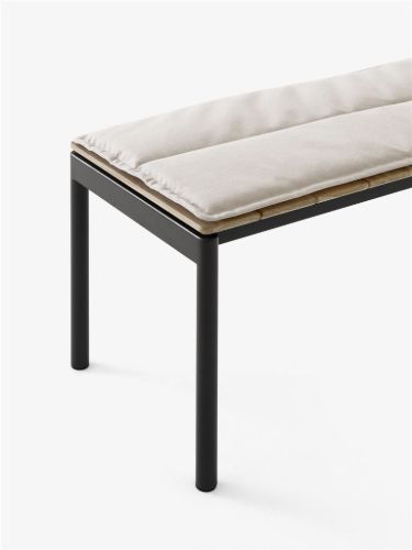 &Tradition Ville Sitzpolster für AV27 Andersen & Voll Outdoor-Bench – Sunbrella Heritage Papyrus