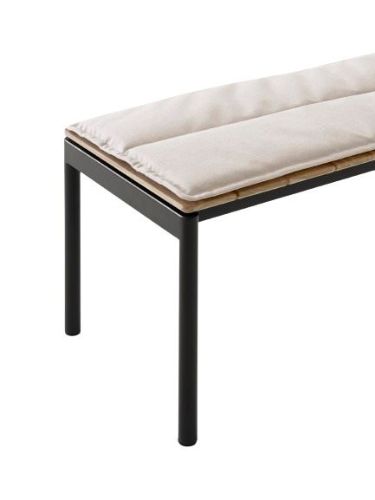 &Tradition Ville Sitzpolster für AV28 Andersen & Voll Outdoor-Bench – Sunbrella Heritage Papyrus