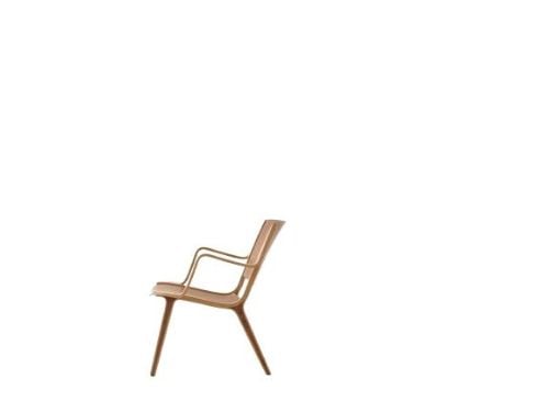 &Tradition Ax HM11 Lounge Chair SH: 39,9 cm – Lackierte Eiche/Walnuss