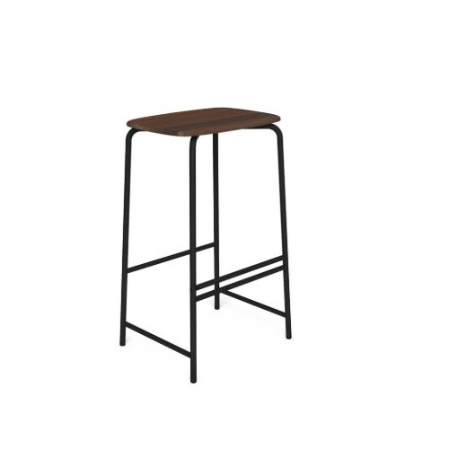 VIA Copenhagen TRAB Barstool H: 65 cm - Røget Eg