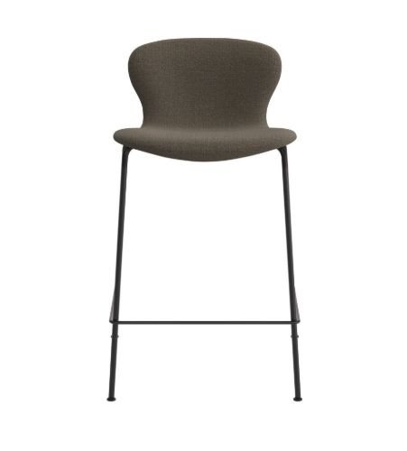 Bruunmunch PLAYchair Bar LowBack Fully Upholstered  - Bouclé Crush 40/Black