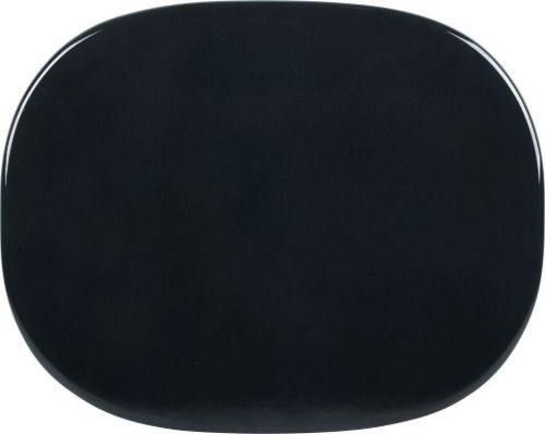 GUBI Carmel Couchtisch 87,5x70 cm - Mitternachtsschwarz/Schwarz Halbmatt