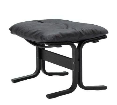 LK Hjelle Siesta Classic Fodskammel H: 45 cm - Black/Vintage Black Soft