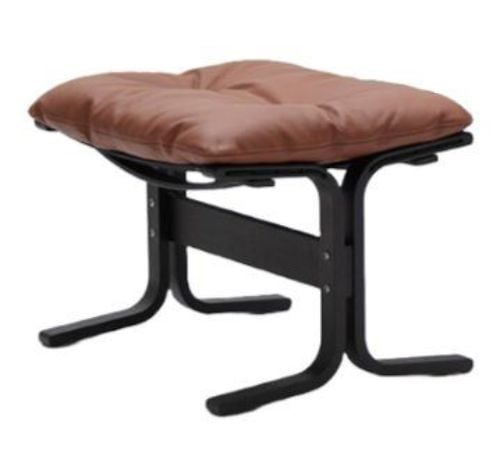 LK Hjelle Siesta Classic Fodskammel H: 45 cm - Black/Prescott Hezelnut