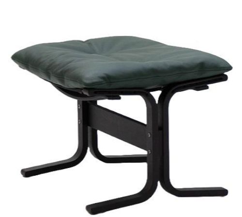 LK Hjelle Siesta Classic Fodskammel H: 45 cm - Black/Elmo Rustical Green