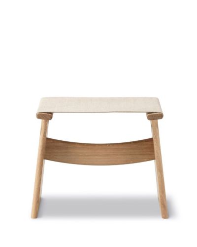 Fredericia Furniture Seto Stool  - Natur Canvas/Eg Lys Olie