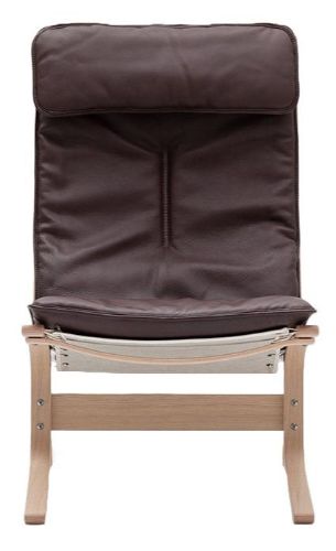 LK Hjelle Siesta Fiora Lænestol Høj  - Nature/Elmo Rustical Dark Brown