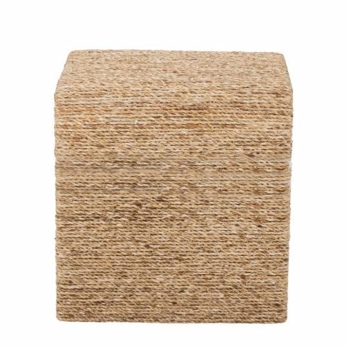 Bloomingville Kien Hocker H: 45 cm - Natur/Wasserhyazinthe