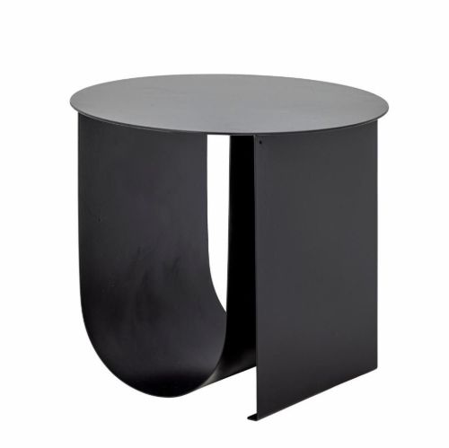 Bloomingville Cher Sidebord Ø: 43 cm - Sort