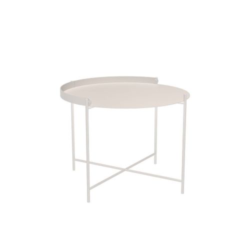 HOUE EDGE Tray Table Ø: 62 cm - Muted White