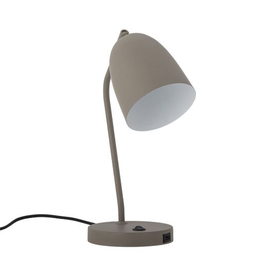 Bloomingville Lemar Tischleuchte H: 37 cm - Grau/Metallj