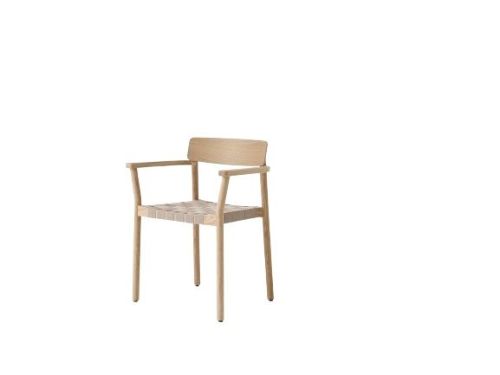&Tradition Betty TK9 Armchair  - Lacquered Oak/Natural Webbing