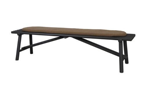 Cane-line Outdoor Sticks Bænk B: 190 cm - Lava Grey/Umber Brown