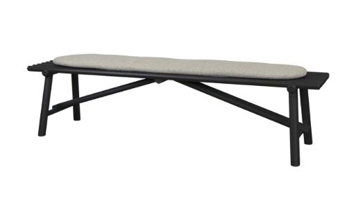 Cane-line Outdoor Sticks Bænk B: 190 cm - Lava Grey/Desert Sand