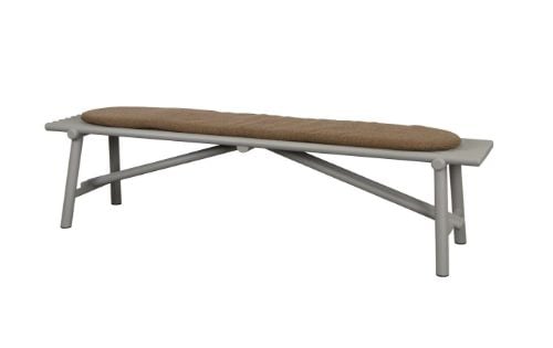 Cane-line Outdoor Sticks Bænk B: 190 cm - Taupe/Umber Brown