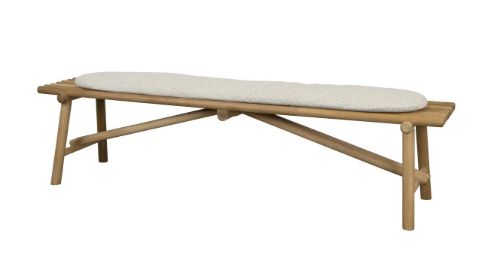 Cane-line Outdoor Sticks Bænk B: 190 cm - Teak/Desert Sand