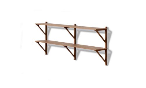 Fredericia Furniture BM29 Børge Mogensen Regal B: 149 cm – Lackiertes Walnussholz