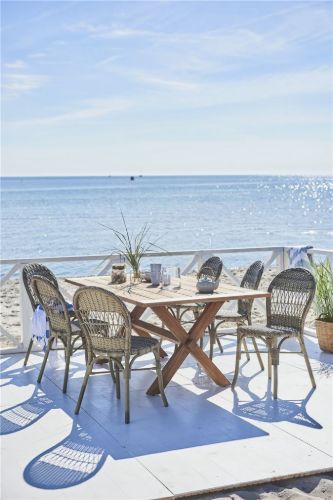 Sika-Design Kolonial- und Ofelia-Gartenmöbel-Set – Teak/Antik