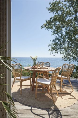 Sika-Design George und Margret Gartenmöbel-Set – Teak/Natur