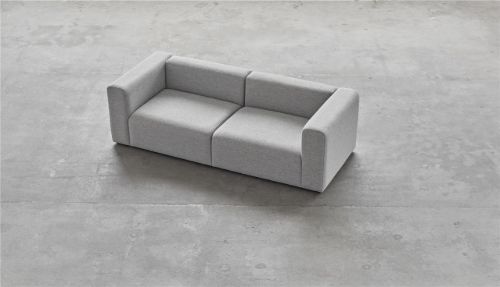 HAY Mags 2,5-Sitzer-Kombination 1 L: 228 cm – Hallingdal 116/Schwarz gebeizte Buche