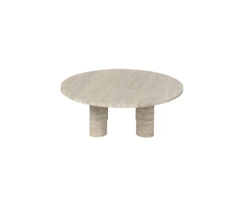 Blomus Volos Couchtisch L Rund Ø: 75 cm - Travertin