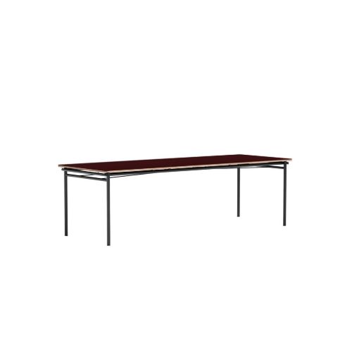 Please Wait To Be Seated Taffel Spisebord Med Udtræk 90x250/370 cm - Burgundy