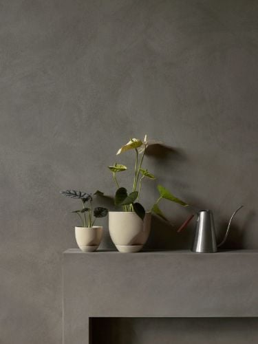 Audo Copenhagen Wassergießkanne H: 20 cm – Gebürsteter Stahl