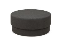 Bild von Normann Copenhagen Silo Pouf Large Ø: 90 cm - Dunkelgrau/Hallingdal 0173